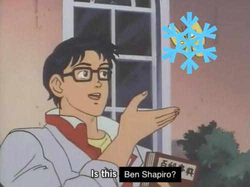 butterfly meme - Is this Ben Shapiro?
