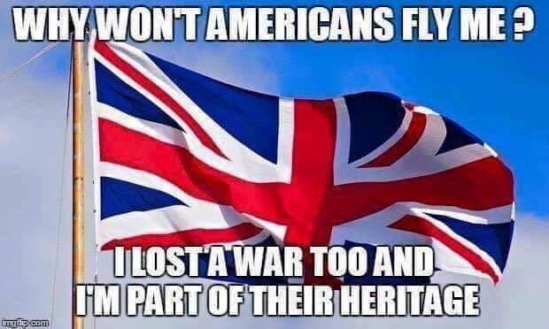 flag of the united states - Why Wontamericans Fly Me ? Tlosta War Too And Im Part Of Their Heritage