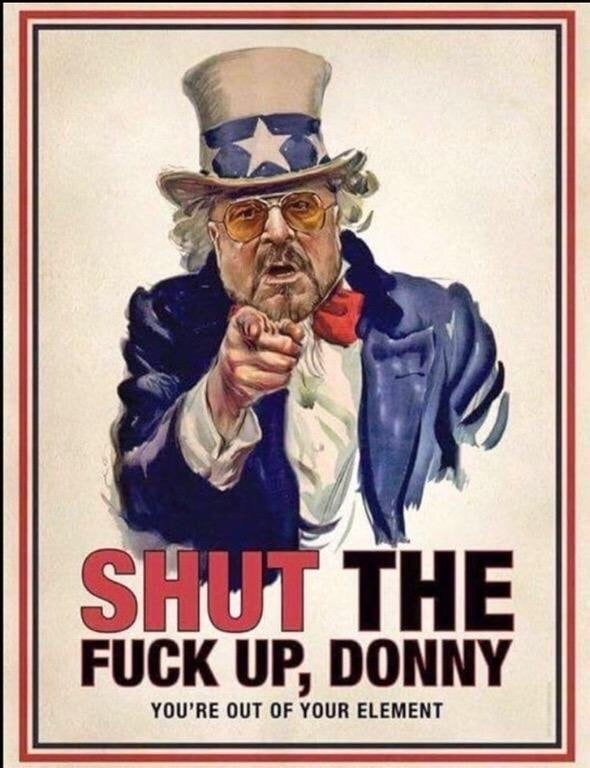 uncle sam birthday - Shut The Fuck Up, Donny You'Re Out Of Your Element