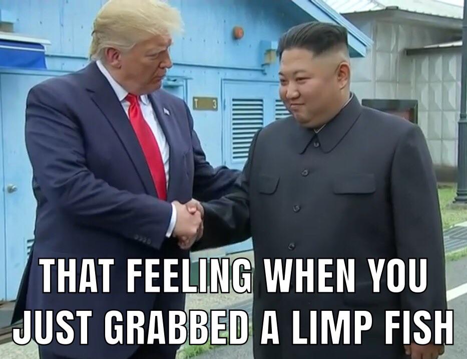 photo caption - That Feeling When You Just Grabbed A Limp Fish