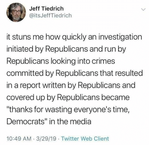 Savage Jeff Tiedrich Tweets