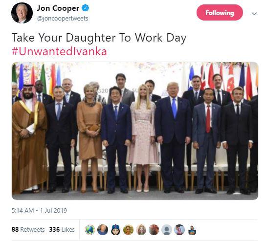 ivanka trump g20 - Jon Cooper ing Take Your Daughter To Work Day 520 88 336 .08