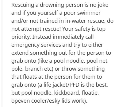 violet willy wonka should have won - Rescuing a drowning person is no joke and if you yourself a poor swimmer andor not trained in inwater rescue, do not attempt rescue! Your safety is top priority. Instead immediately call emergency services and try to e