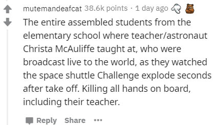 vincent van gogh quote it is good - mutemandeafcat points . 1 day ago The entire assembled students from the elementary school where teacherastronaut Christa McAuliffe taught at, who were broadcast live to the world, as they watched the space shuttle Chal