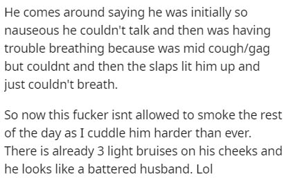 funny facebook birthday event description - He comes around saying he was initially so nauseous he couldn't talk and then was having trouble breathing because was mid coughgag but couldnt and then the slaps lit him up and just couldn't breath So now this 