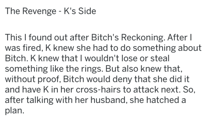 there is more to life than school quotes - The Revenge K's Side This I found out after Bitch's Reckoning. After | was fired, K knew she had to do something about Bitch. K knew that I wouldn't lose or steal something the rings. But also knew that, without 