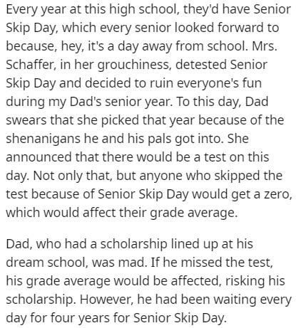 tear filled eyes quotes - Every year at this high school, they'd have Senior Skip Day, which every senior looked forward to because, hey, it's a day away from school. Mrs. Schaffer, in her grouchiness, detested Senior Skip Day and decided to ruin everyone