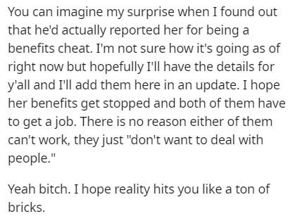 棚 コンセント付き - You can imagine my surprise when I found out that he'd actually reported her for being a benefits cheat. I'm not sure how it's going as of right now but hopefully I'll have the details for y'all and I'll add them here in an update. I hope her 