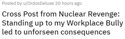 bosses who don t care about employees - Posted by uOrdos Deluxe 20 hours ago Cross Post from Nuclear Revenge Standing up to my Workplace Bully led to unforseen consequences