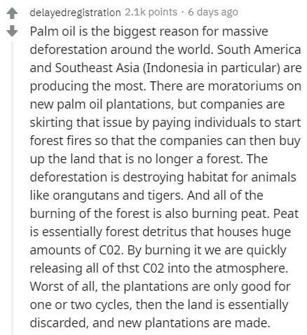 Jakarta Enterprise Beans - delayedregistration points. 6 days ago Palm oil is the biggest reason for massive deforestation around the world. South America and Southeast Asia Indonesia in particular are producing the most. There are moratoriums on new palm