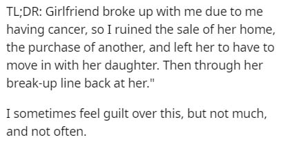 english is an important language to learn - Tl;Dr Girlfriend broke up with me due to me having cancer, so I ruined the sale of her home, the purchase of another, and left her to have to move in with her daughter. Then through her breakup line back at her.