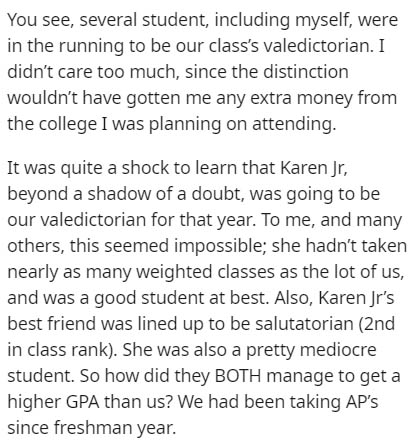 autobiography of a water bottle - You see, several student, including myself, were in the running to be our class's valedictorian. I didn't care too much, since the distinction wouldn't have gotten me any extra money from the college I was planning on att