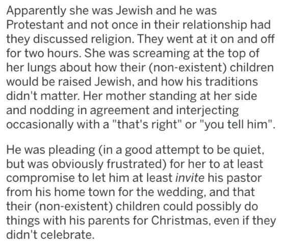 award introduction speech - Apparently she was Jewish and he was Protestant and not once in their relationship had they discussed religion. They went at it on and off for two hours. She was screaming at the top of her lungs about how their nonexistent chi