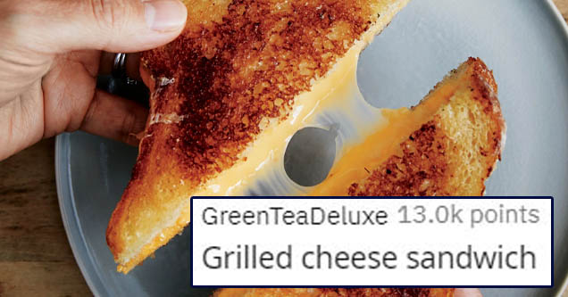grilled cheese - GreenTeaDeluxe points Grilled cheese sandwich