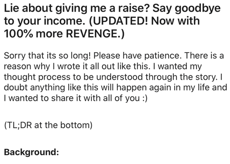Modified internal rate of return - Lie about giving me a raise? Say goodbye to your income. Updated! Now with 100% more Revenge. Sorry that its so long! Please have patience. There is a reason why I wrote it all out this. I wanted my thought process to be