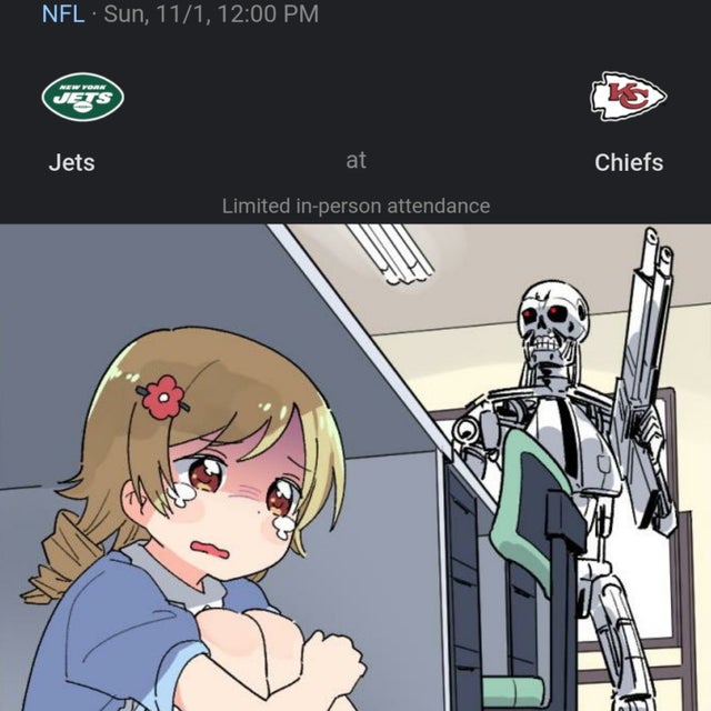 cartoon - Nfl Sun, 111, New Porn Jets Jets at Chiefs Limited inperson attendance