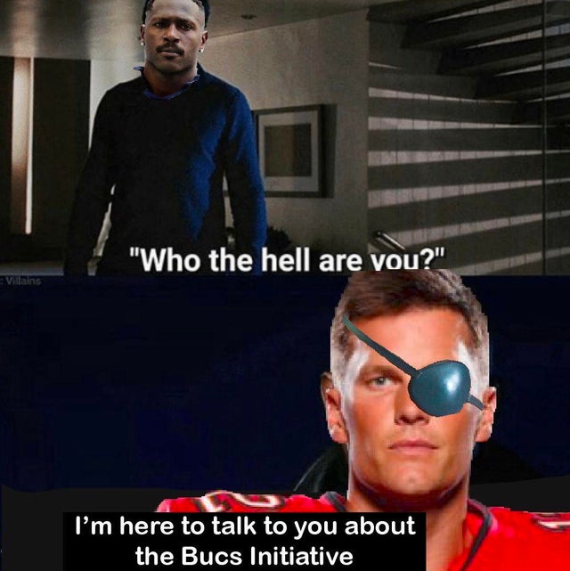 cool - Who the hell are you? Villains I'm here to talk to you about the Bucs Initiative