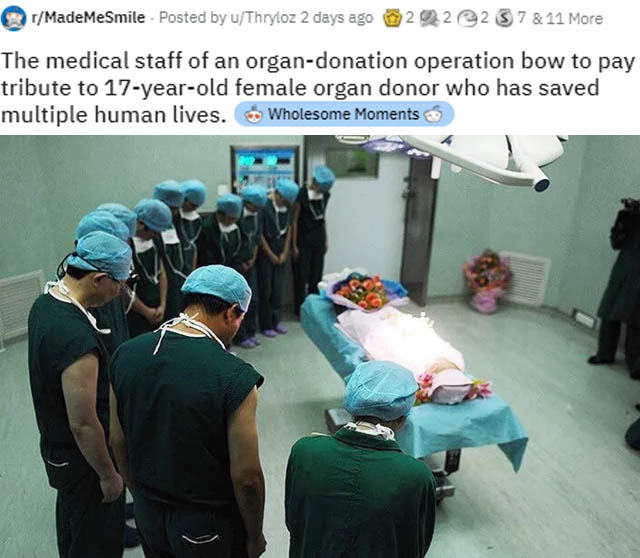 atal bihari vajpayee last - rMadeMeSmile . Posted by uThryloz 2 days ago 22 23 7 & 11 More The medical staff of an organdonation operation bow to pay tribute to 17yearold female organ donor who has saved multiple human lives. Wholesome Moments
