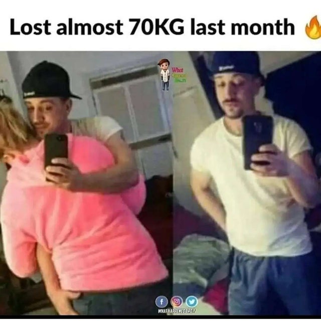 lost almost 70 kgs last month - Lost almost 70KG last month What f Whatnafacem