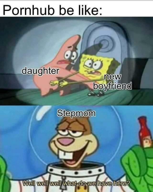 dirty memes-stepmom meme - Pornhub be daughter new boyfriend Stepmom Well well well what do we have here?