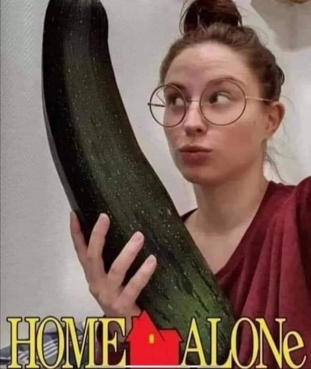 dirty memes-home alone cucumber meme - Home Alone