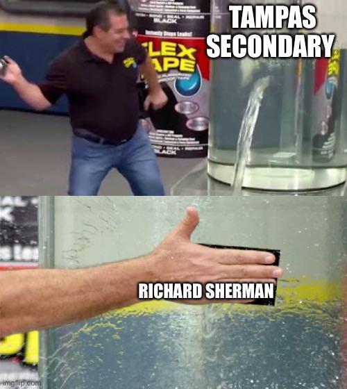 minnesota vikings funny memes - Lack Tampas Lex Secondary Richard Sherman imgflip.com
