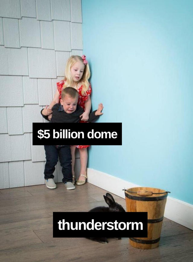 sleeping with socks on meme - $5 billion dome thunderstorm