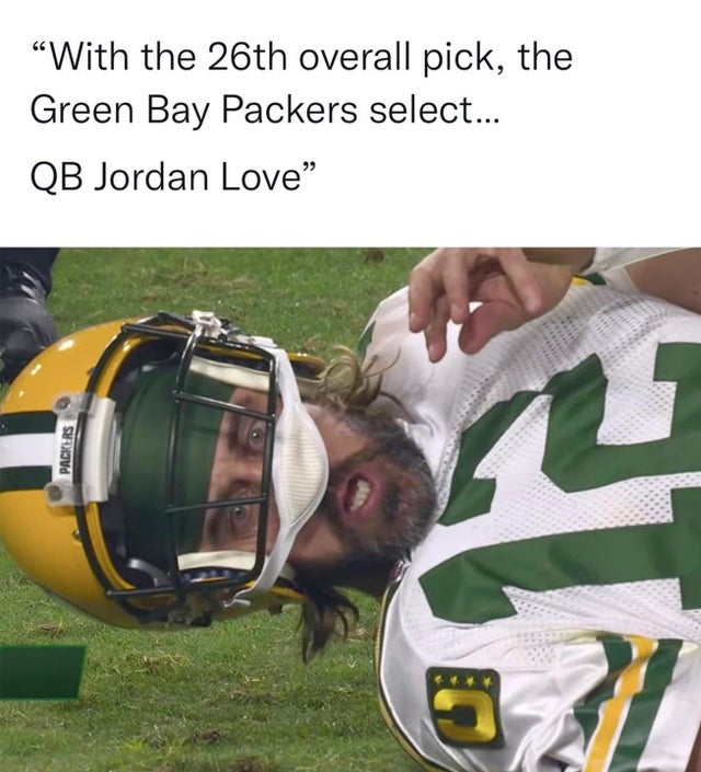 Green Bay Packers - With the 26th overall pick, the Green Bay Packers select... Qb Jordan Love Packers
