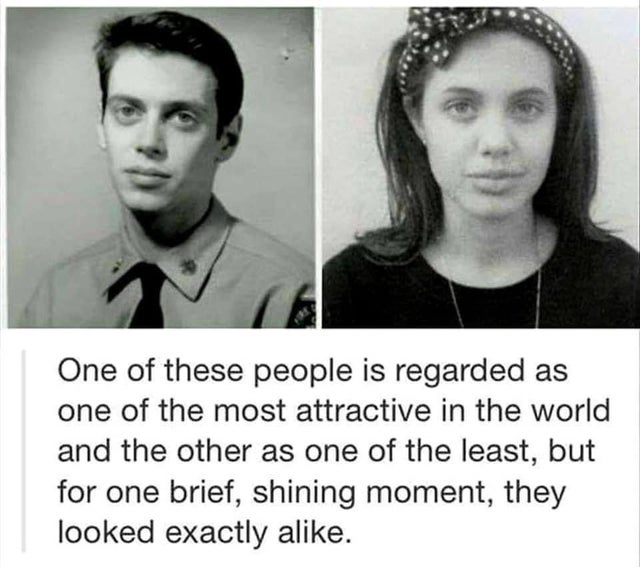 dark memes - my life my rules quotes - One of these people is regarded as one of the most attractive in the world and the other as one of the least, but for one brief, shining moment, they looked exactly a.