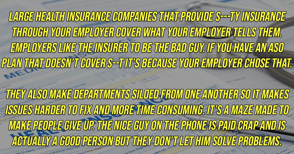 hypereosinophilic syndrome - Large Health Insurance Companies That Provide STy Insurance Through Your Employer Cover What Your Employer Tells Them. Employers The Insurer To Be The Bad Guy. If You Have An Aso Plan That Doesn'T Cover ST It'S Because Your Em