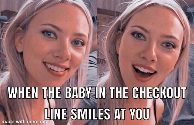 funny titanic - When The Baby In The Checkout Line Smiles At You made with mematic