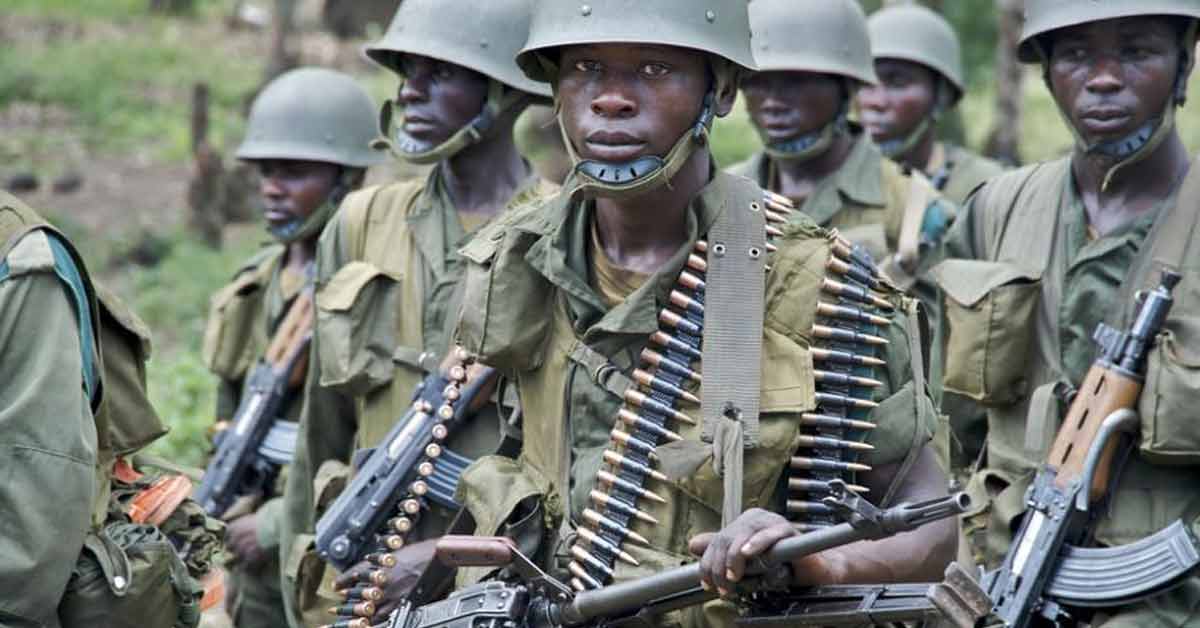 congo soldiers