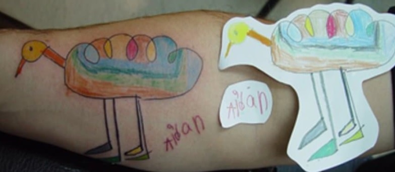 child art tattoos - tidan