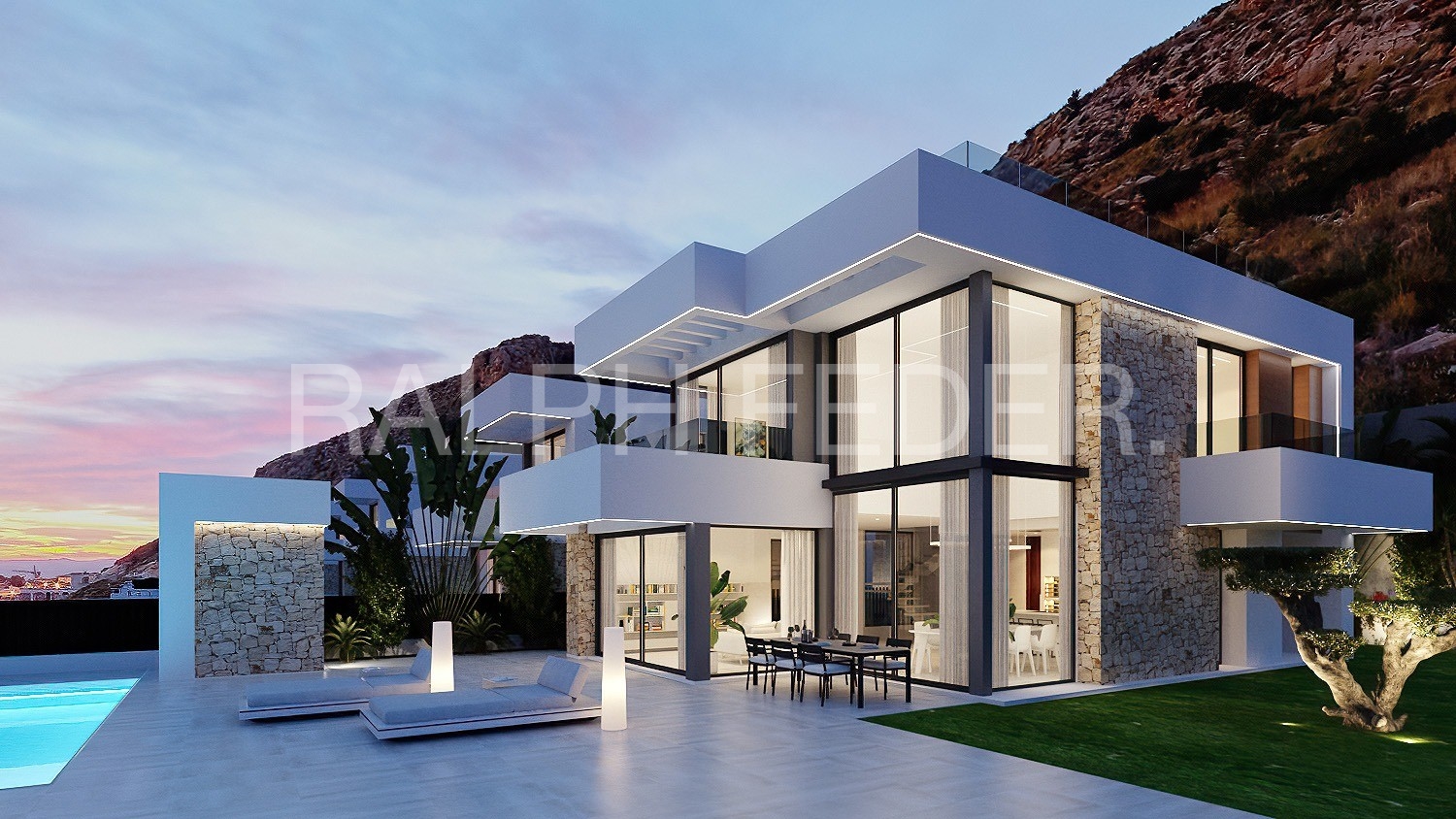 Luxury Villas with Panoramic Sea View in Finestrat Hills