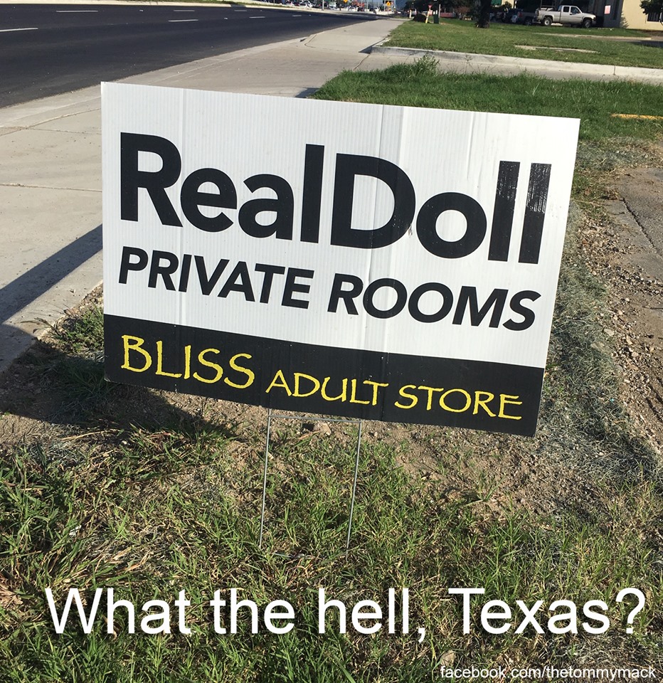 Renting a sex doll that others have used in some seedy place?!?