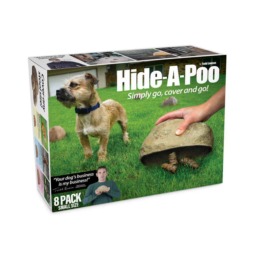 prank gift boxes - by Todd Lawson HideAPoo Simply go, cover and go! "Your dog's business is my business!" 8PACK Small Size