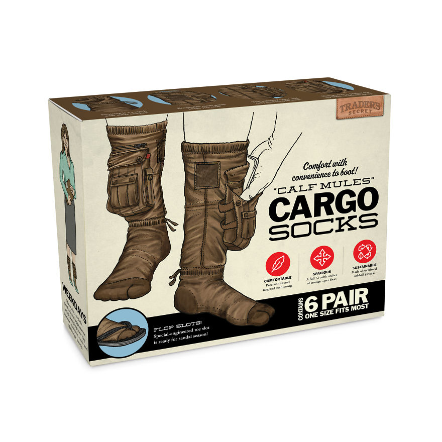 Humour - Trapero Comfort with convenience to boot! "Calf Mules" Cargo Cargo Socks O Sustainarle Madrid hulle A Spacious chic inches Comfortable Pai J6PAIR Contains One Size Fits Most Flop Slots! Special engineered toe slog is ready for sandal season!