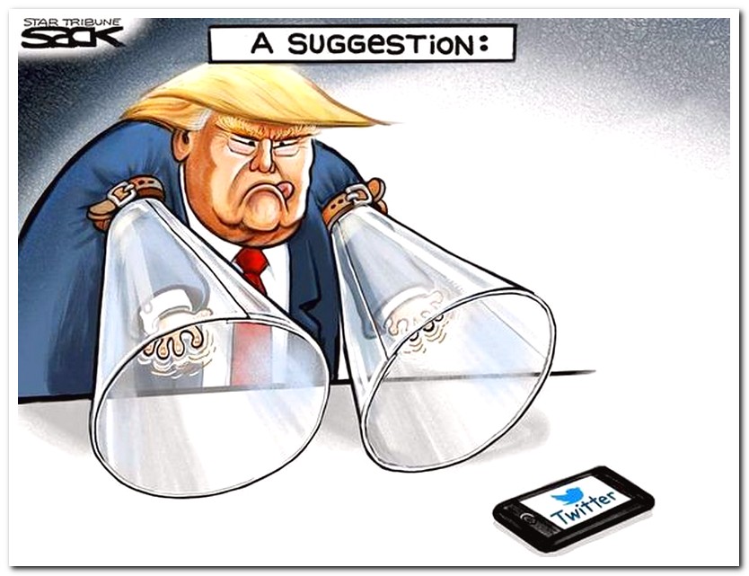 trump political cartoon twitter - Star Tribune A Suggestion Twitter