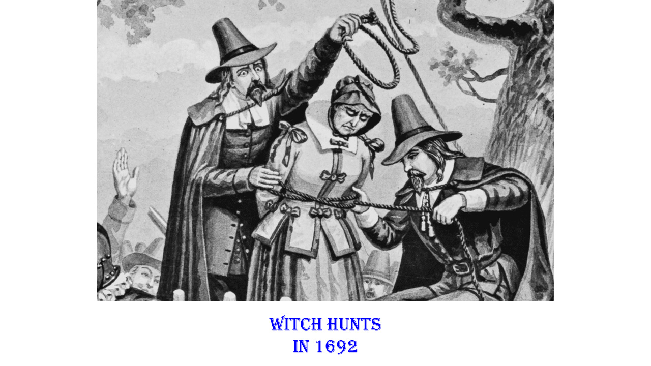 Do people remember how witch hunts used to end?
