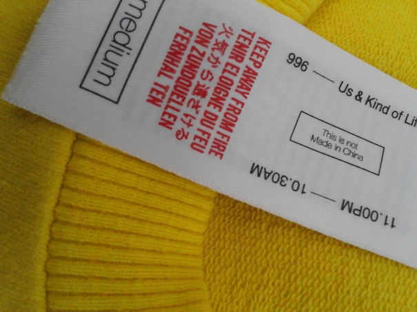 Hilarious Clothing Tags You've never noticed.