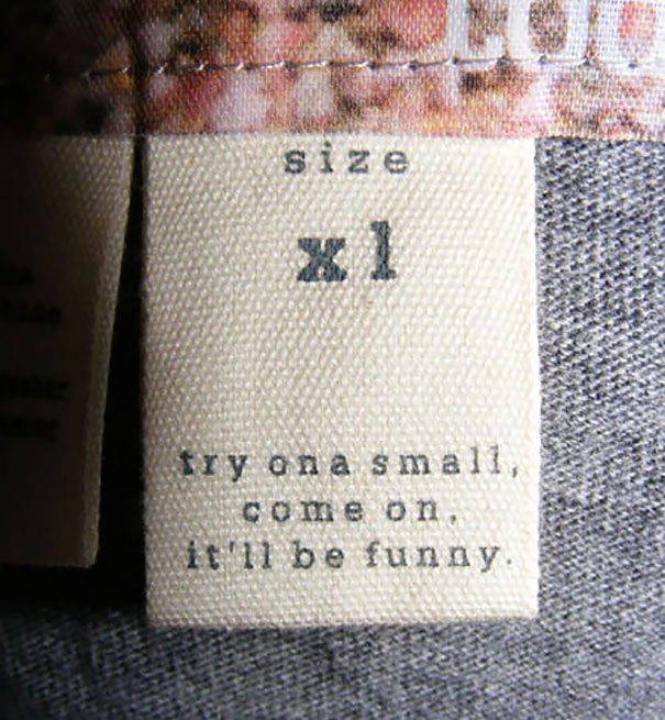 Hilarious Clothing Tags You've never noticed.