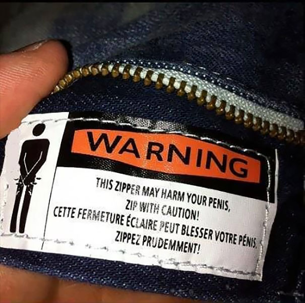 Hilarious Clothing Tags You've never noticed.