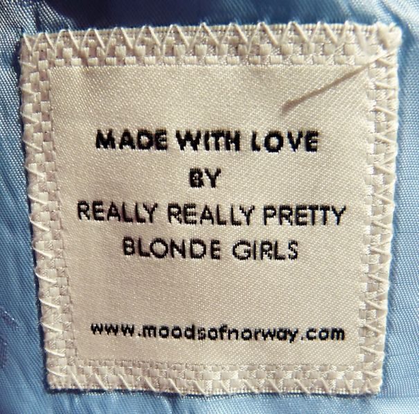 Hilarious Clothing Tags You've never noticed.