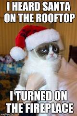 over christmas memes - I Heard Santa On The Rooftop Turned On The Fireplace