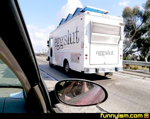 commercial vehicle - reggslut eggslut funnyism.com &