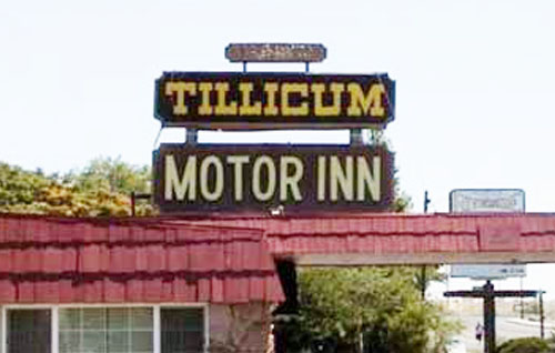 funny hotel names - Tillicum Motor Inn