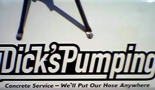 funny named companies - DicksPumping Concrete Service We'll Put Our Hose Anywhere