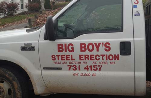 funny tree company names - Big Boy'S Steel Erection 71843 Mo. Bottom Rd. St. Louis, Mo. 731 4157 Gw 12,000 Bl