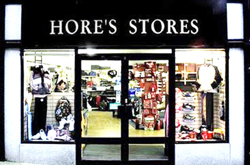 display window - Hore'S Stores