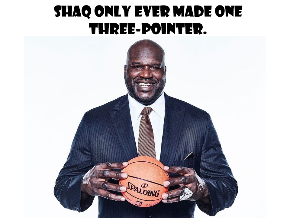 2019 magic city classic - Shaq Only Ever Made One ThreePointer. Jpalding